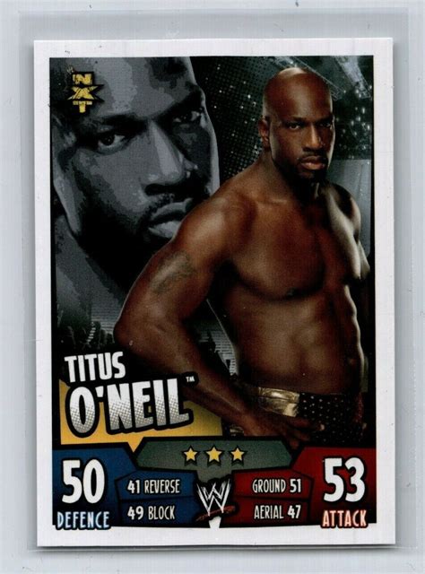 2011 Topps WWE Slam Attax RUMBLE Titus O Neil EBay