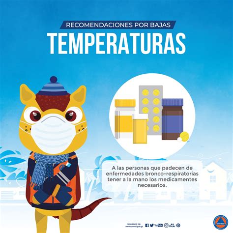 Conred On Twitter Recuerda Las Bajas Temperaturas Se Presentan