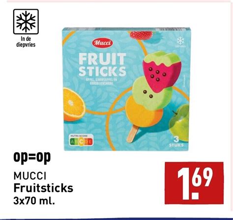 Mucci Fruitsticks X Ml Aanbieding Bij Aldi