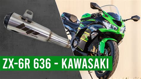 Kawasaki Zx 6r 636 Escapamento Ponteira Esportiva Gp Zx6 Hp Racing