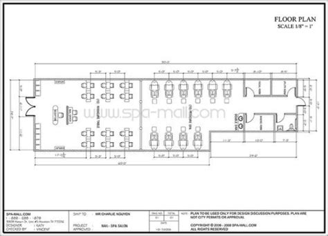 Nail Salon Floor Plan Design In Salon Design Beauty Salon