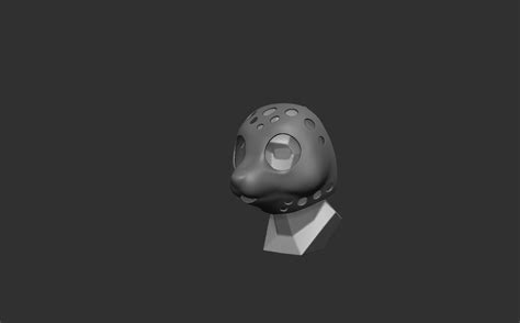 Fursuit Head Base Kemono 3d Model 3d Printable Cgtrader