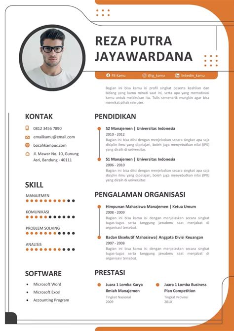 Detail Contoh Cv Kepanitiaan Kampus Koleksi Nomer 15