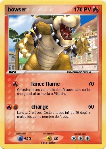 Pokémon bowser 2235 2235 lance flame Ma carte Pokémon