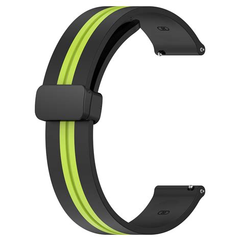 Klockarmband silikon Grön 22 mm Samsung Galaxy Watch 3 45 mm Huawei