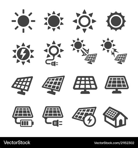 Solar Energy Icon Royalty Free Vector Image Vectorstock