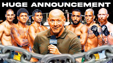 Ufcs Dana White Makes Big Announcement For Upcoming Fights