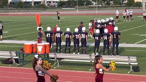 Cinco Ranch Junior High Versus Tays Junior High 8th Grade Football Game