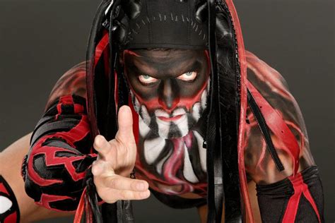 Pic Finn Bálor poses with a digital Demon from WWE 2K16 Cageside Seats