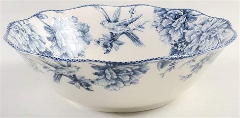 Adelaide Blue And White Diameter Pedestal Cake Stand By Fifth