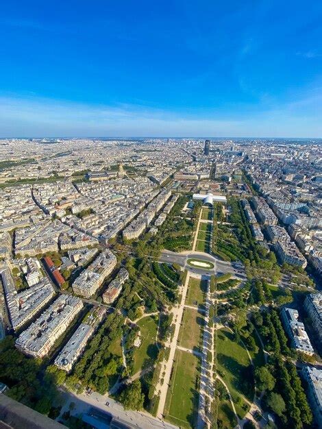 Premium Photo Aerial View Of Paris France