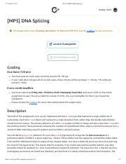 Implementing DNAstrand Type: Splicing DNA and Recombination | | Course Hero