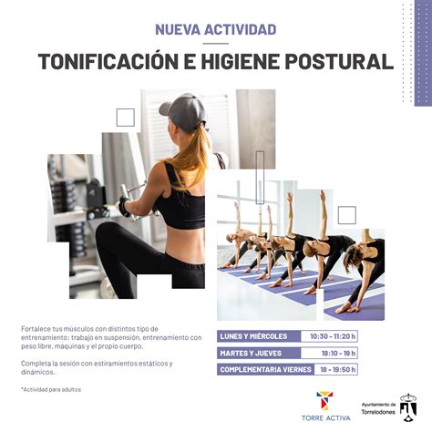 Nueva Actividad Tonificaci N E Higiene Postural Ayuntamiento De