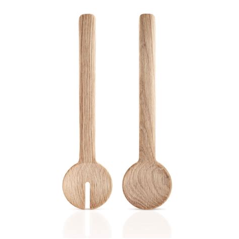 Bespoke Home Eva Solo Trio Wooden Oak Salad Servers Set Of 2