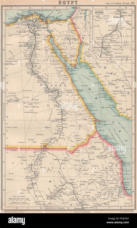 Nile valley map hi-res stock photography and images - Alamy