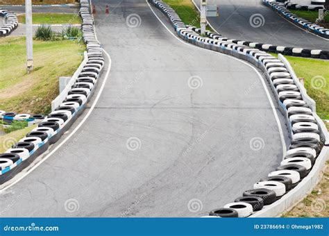 Go Kart Race Track. stock photo. Image of competition - 23786694