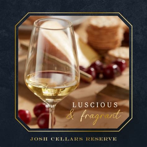 Josh Cellars Buttery Reserve Chardonnay California White Wine, 750 ml ...