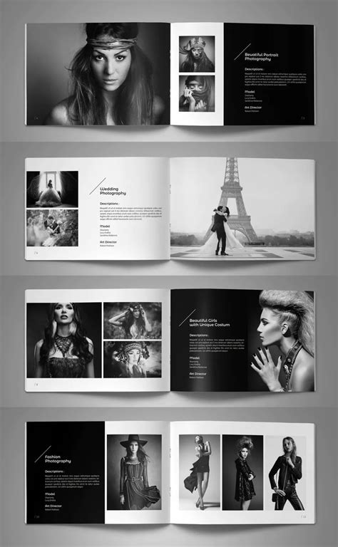 Photography Portfolio Brochure Template | Photography portfolio ...