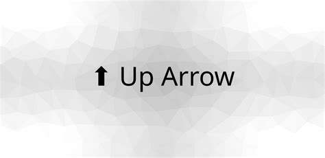 ⬆ Up Arrow Emoji