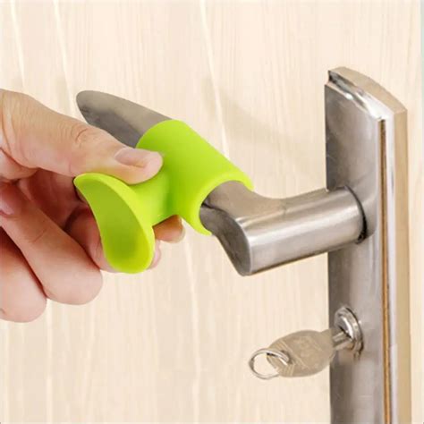 Pcs Silicone Door Handle Knob Crash Pad Wall Protectors Self Adhesive