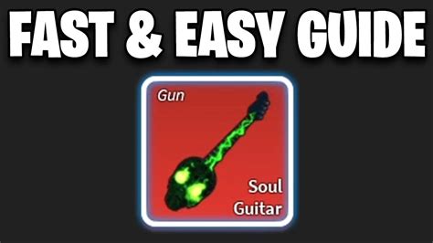 How To Get Skull Guitar Fast In Blox Fruits Youtube