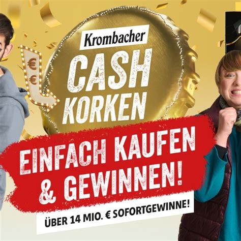 Krombacher Cash Korken Bargeld Bis Gewinnen