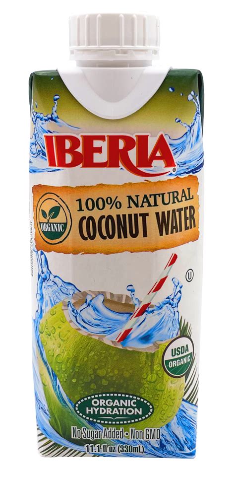 Iberia Organic Coconut Water 4 Pk 111 Oz Iberia Foods