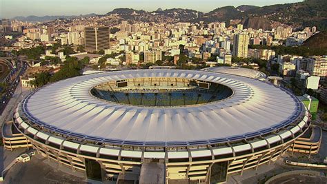 Flying Directly Over Maracana Stadium, Rio De Janeiro, Brazil Stock Footage Video 4759856 ...