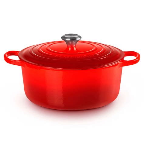 Le Creuset Signature Rund St Bejernsgryde Cm Kirseb Rr D Dkk