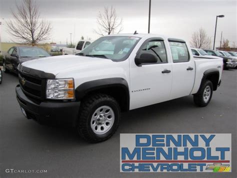 2009 Summit White Chevrolet Silverado 1500 Crew Cab 4x4 55906274 Photo 2 Car