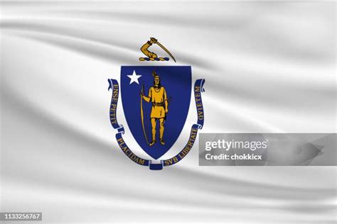 Massachusetts State Flag Photos And Premium High Res Pictures Getty Images