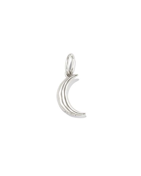 Moon Charm In Sterling Silver Kendra Scott