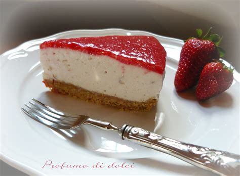 Torta Fredda Allo Yogurt E Fragole