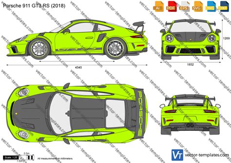 Porsche 911 Gt3 Rs Blueprint