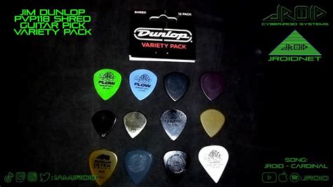 Jim Dunlop Shred Guitar Pick Variety Pack Opening PVP118 Jazz III