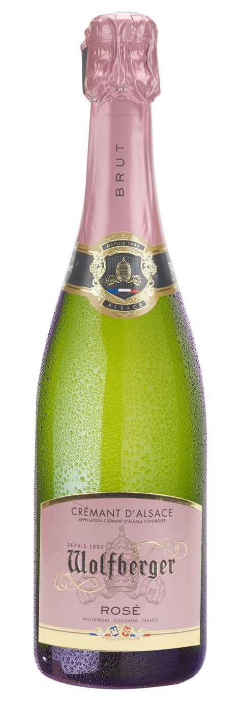 Wolfberger Crémant dAlsace Rose Brut Crémant rose Cremant Depot