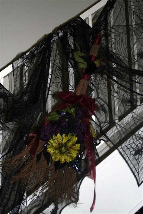 Witches broom | Fall halloween, Christmas wreaths, Halloween