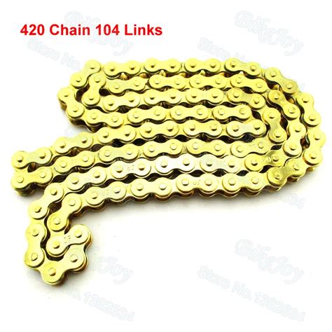 Gold Link Chain For Cc Yx Lifan Zongshen Pit Dirt Bike