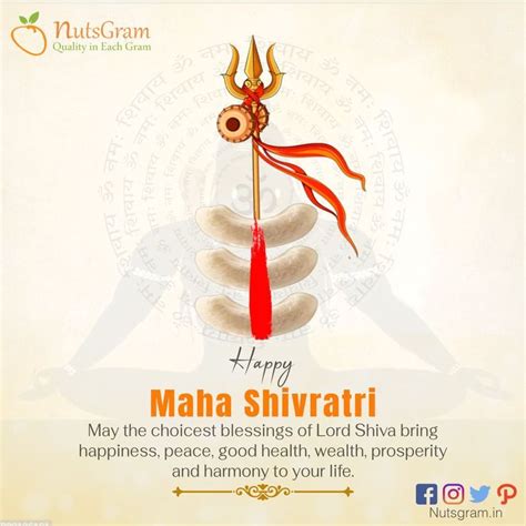 Happy MahaShivratri | Cute inspirational quotes, Bring happiness ...