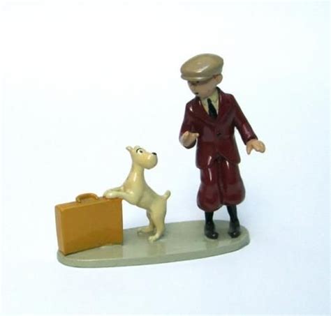 HERGÉ Tintin PIXI Tintin et Milou valise Tintin Comic movies Statue