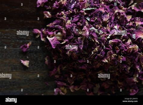 Dried Pink Rose Petals Stock Photo Alamy