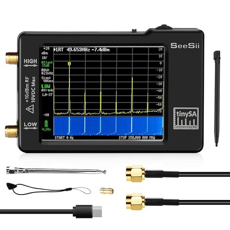 Portable Tinysa Spectrum Analyzer Seesii Upgraded V Handheld Tiny