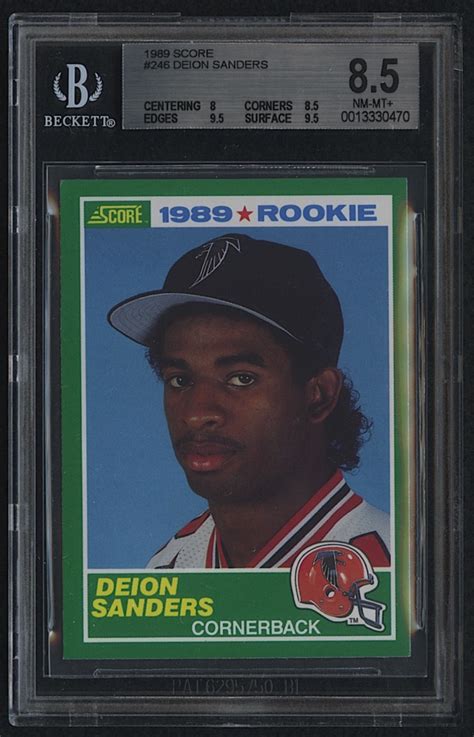 Deion Sanders Score Rc Bgs Pristine Auction