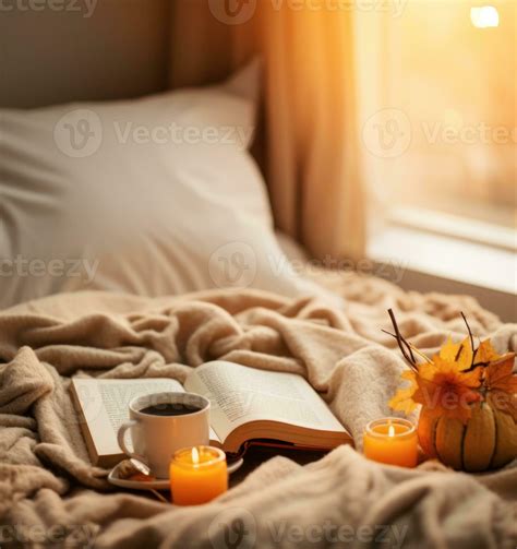 Cozy background with coffee cup and book 27109187 Stock Photo at Vecteezy