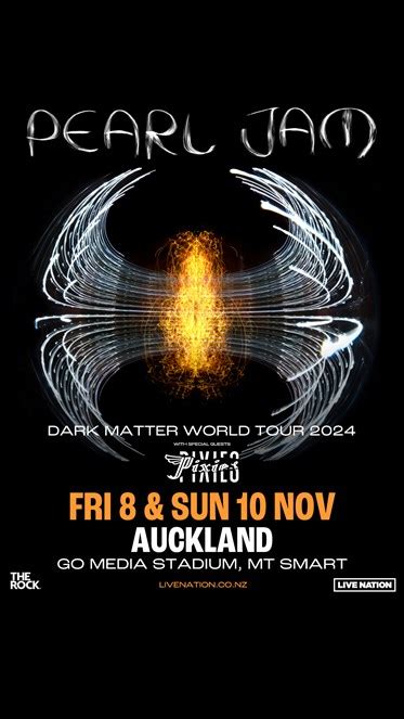 Pearl Jam Adds Second Auckland Show To Their Dark Matter World Tour To Meet Remarkable Demand