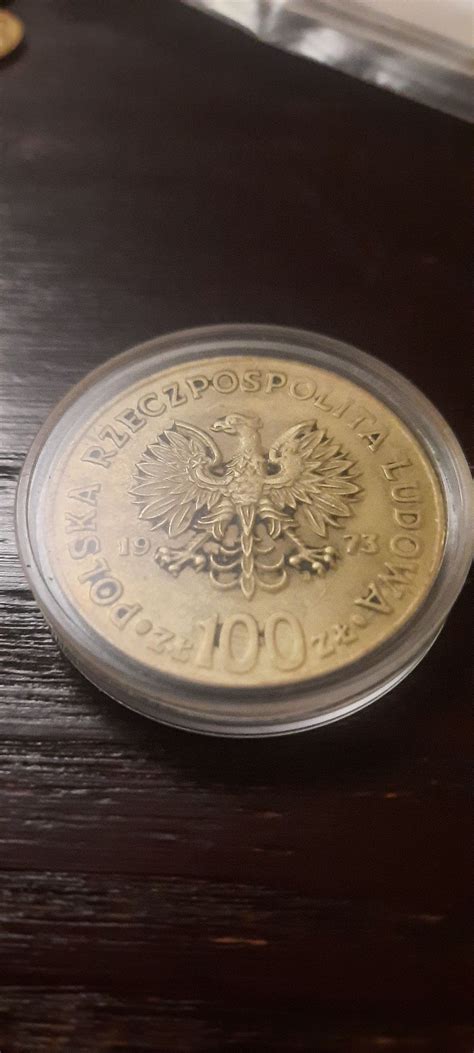 Moneta próbna 100 złotych z roku 1973 Mikołaj Kopernik Katowice