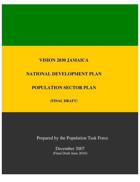 PDF Population Vision 2030 Jamaica DOKUMEN TIPS