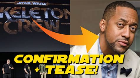 JALEEL WHITE OFFICIAL CONFIRMATION STAR WARS SKELETON CREW TEASE