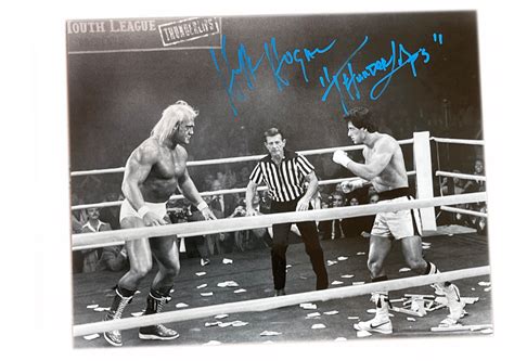 Rocky iii Vs Hulk Hogan Signed – Hogan's Beach Shop