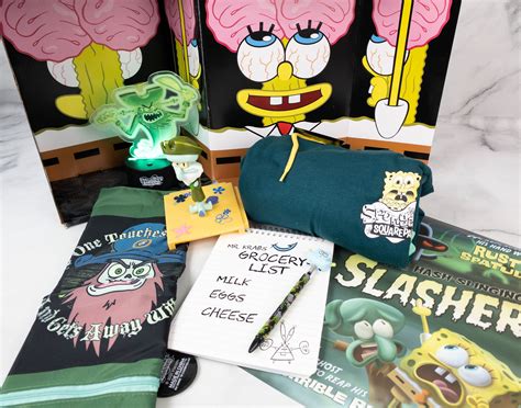 Spongebob Squarepants Bikini Bottom Box Review Fall 2021 Hello Subscription